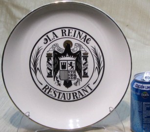 PLATO PORCELANA LA REINA RESTAURANT